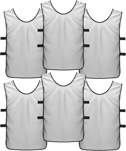 Pinnies Scrimmage Vests for Kids, Youth and Adults (6-Pack) - Soccer Pennies in Saudi Arabia