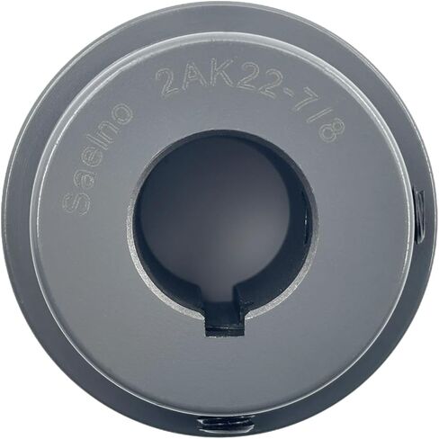 2AK22-7/8 بكرة حزام V ذات أخدود مزدوج، القطر الخارجي 2.25 بوصة، تجويف 7/8 بوصة، حزم حزام V من الحديد الزهر لأحزمة AX 3L 4L V، بكرة 2AK2278 in Saudi Arabia