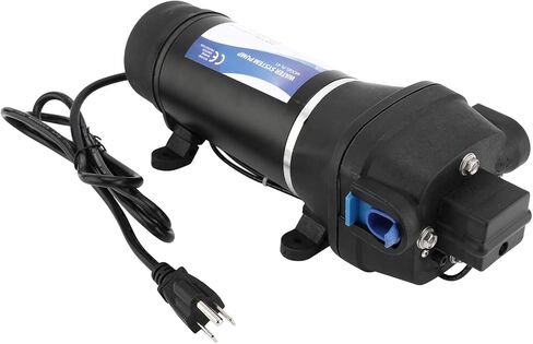 YaeMarine التيار المتناوب 115 فولت مضخة الحجاب الحاجز لضغط المياه ذاتية التحضير 17LPM/4.5GPM 40PSI/2.8bar للقافلة/RV/قارب/بحرية in Kuwait