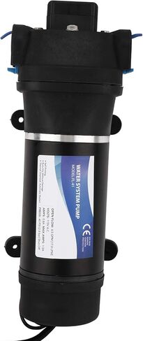 YaeMarine التيار المتناوب 115 فولت مضخة الحجاب الحاجز لضغط المياه ذاتية التحضير 17LPM/4.5GPM 40PSI/2.8bar للقافلة/RV/قارب/بحرية in Kuwait