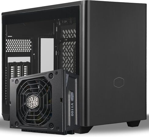 حافظة كمبيوتر Cooler Master NR200P V2 Mini-ITX 18L، مبرد سائل بتركيب علوي 240 مم | 280 مم، تركيب رأسي 356 مم، وحدة معالجة الرسومات 3.5 فتحة، مقسى | لوحة تهوية، USB 3.2 Gen 2x2 Type C (NR200PV2-KCNN-S00) in Kuwait