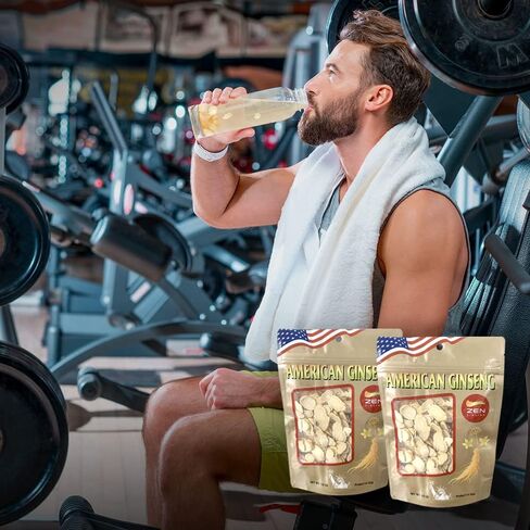 2 Bags of American Ginseng Slices (4oz/Bag) 西洋参/花旗参 Panax Ginseng. Boosts Body Immunity, Energy & Stamina for Man & Women in Saudi Arabia