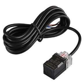 Square Inductive Proximity Sensor Switch Non-Shield Type PL-05P2 Detector Distance 5mm 10-30VDC 200mA PNP Normally Closed(NC) 3 Wire