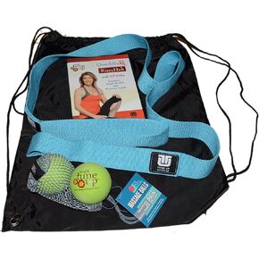 Quickfix RX KneeHab with Jill Miller Kit Including Instructional DVD, Original Set of yoga tune up Therapy Balls, and a Strap for Stretching
