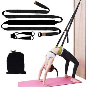 Yoga Strap for Stretching, Waist Back Leg Stretch Strap/Yoga Fitness Band, Waist Flexibility Assist Trainer for Yoga, Pilates, Ballet, Dancing, Gymnastics