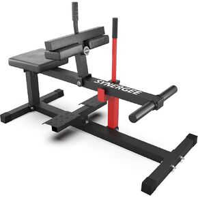 آلة رفع الساق من سينرجي بسعة قصوى تصل إلى 550 رطل. متوافق مع لوحات الوزن المفتوحة مقاس 1 بوصة و2 بوصة. in Kuwait