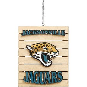 FOCO Jacksonville Jaguars NFL Wood Pallet Sign Ornament