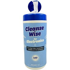 Electronic Cleaning Wipes 100 Ct, White (CL100TAL)