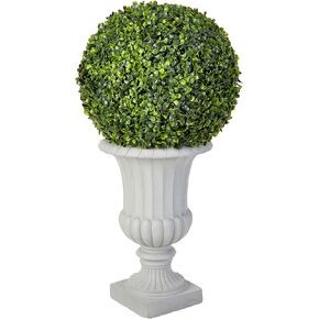 Nearly Natural 2.5ft. Boxwood Topiary with Urn (Indoor/Outdoor)