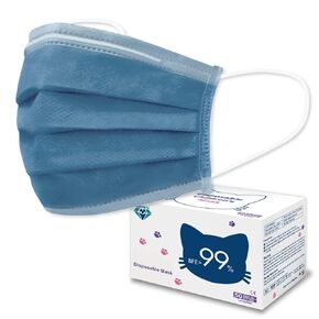 Medtecs Kids Face Mask Disposable - 2 Sizes Option (Child/Youth) 50 PCs - Comfy 3-Ply Breathable Children Masks, The Better & Safer Choice - Youth | Green