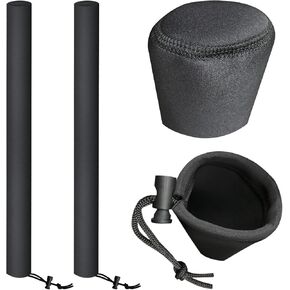 2 Pcs Boat Trailer Guide Pole Pad and Cover with Capped Ends