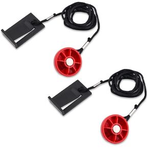 2pcs Universal Treadmill Magnet Safety Key, Treadmill Safety Key Replacement, Magnetic Switch Lock for Most Gym Treadmills Running Machines Part Accessories