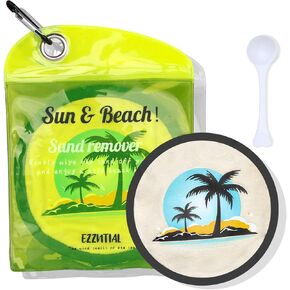 Beach Essentials Sand Remover Bag, Gentle Skin-Friendly Sand Removal Beach Accessories, Soft Talc-Free Beach Sand Remover Must Haves Gifts for Women Beach Vacation