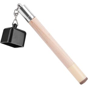 plplaaoo Chalk Holder for Billiards,2 in 1 Pool Cue Chalk Holder,Billiard Cue Tip Pricker,Portable Pool Snooker Chalk Holder for Billiard,Non Slip Billiard Cue Tip Tool Pool Table Accessory