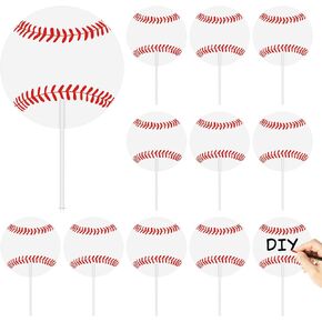 Handheld Fans - Decorative Fans Baseball Party Fan Bulk for Sport Themed Events - Baseball Hand Fans Birthday Party Supplies - Summer Hand Held Fans Baseball Party Favors Decors Gifts