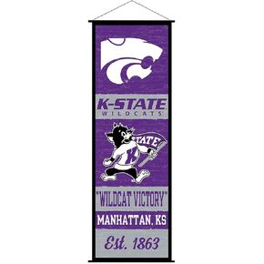 Kansas State Wildcats Banner and Scroll Sign
