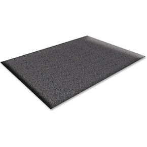 Genuine Joe 70370 Anti-Fatigue Floor Mat, Thick Vinyl, 2-Ft x3-Ft , Black