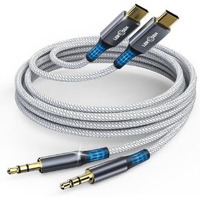USB C to 3.5mm Audio Aux Jack Cable, Type C Adater to 3.5mm Headphone Car Stereo Dongle Cable Cord Compatible with iPhone 15 Pro Max/15 Pro/15 Plus/15,Samsung S23 S22 S21 Ultra,iPad in Kuwait