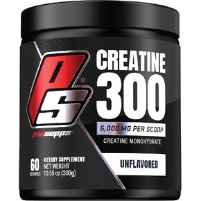 PROSUPPS Creatine 300, 100% Pharmaceutical Grade Micronized 5,000mg Creatine Monohydrate, 60 Servings