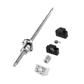 Ball Screw Kit SFU1605-1500mm/59.055inch, Ball Screws + BK/BF End Support + Ball nut Housing + Shaft Coupler, for CNC Machine DIY(Diameter 16mm Lead 5mm)