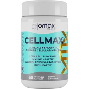 Cellmax - Supports Cellular Health, Clinically Proven, PolySea Seaweed Extract, Antioxidant Protection, Promotes Collagen Production, Boosts Immune Function, Sustainable & Pure Formula