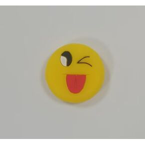Mischievous Emoji Tennis Racket Vibration Dampener Soft Silicon Racket Dampener Cartoon Shape Tennis Racquet Shock Absorbers Tennis Racket for Racquetball