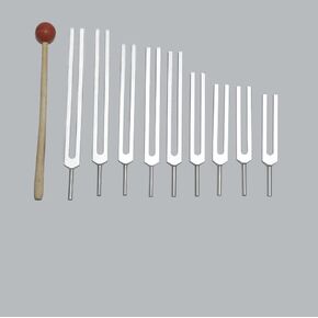 9 Sacred Solfeggio Tuning Forks Bodytuners By Tuningforkshop Including 528 DNA for Healing