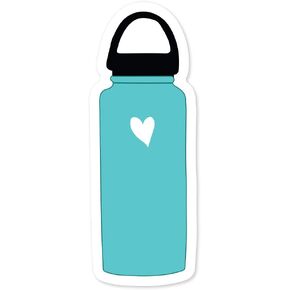 MightySkins Peel and Stick Art Removable Nature Lover Cute VSCO Girl Dorm Room Decor 48" Hydro Tumbler Sticker Vinyl Wall Decals