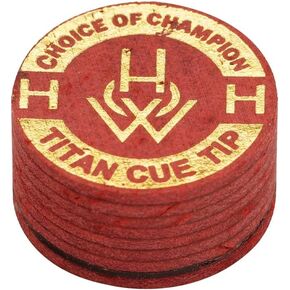 CRICAL How Titan Tips S M H 14mm Tips Pool Cue Tip/Snooker Cue Tip/Glue on Billiard Accessories