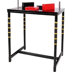 Standard Arm Wrestling Table Training Equipment, Arm Wrestling Battle Board Arm Wrestling Equipment for Home Gym Club - Black