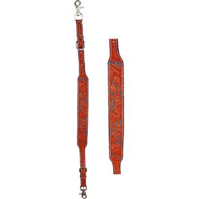 CHALLENGER Western Tack Floral Tooled Leather Wither Breast Collar Strap 10504