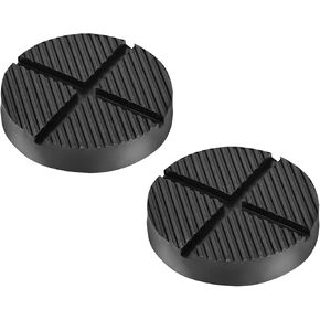 DEDC Floor Jack Pads 2 Pcs,Universal Rubber Pinch Weld Protector Jack Adapter Pads/Pucks, Car Lift Frame Rail Protection Accessories
