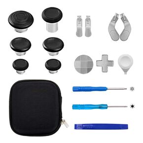Accessories for Xbox One Elite Series 1 - Metal Magnetic Thumbsticks Replacement for Xbox One Elite Series 1, Includes 6 Different Metal Analog Sticks, 4 Paddles, 2 D-Pads, 2 Magnetic Base