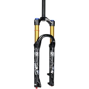 X9 Pro Mountain Bike Suspension Bicycle Front Fork - Adjustable Damping Rebound, 140/160MM Travel, Fits 26/27.5/29 Inches