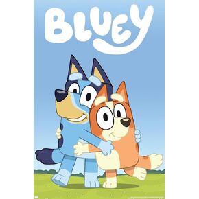 Trends International Bluey - Hug Wall Poster, 22.37" x 34.00", Unframed Version