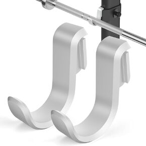 Adjustable Barbell Hooks, Dumbbell Spotter Hooks Suitable for Speediance, Gym Accessories for Bars (2 Pack)