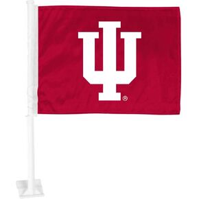 FANMATS Indiana University Car Flag 2 pk