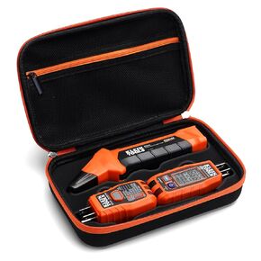 Hard Case for Klein Tools ET310 AC Circuit Breaker Finder, 80041 Outlet Repair Tool Kit and RT250 Integrated GFCI Receptacle Tester Accessories (Only Case, NO Tools, NO Accessories).