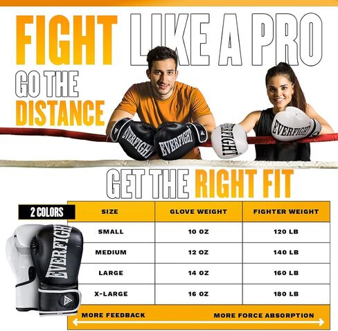 Adult Boxing Gloves Set - Incl. 3m Boxing Wraps & Carrying Bag, Padded Muay Thai, MMA, Kickboxing and Heavy Bag Gloves with Hand Wraps - Sizes 10 oz, 12 oz, 14 oz, 16 oz in Saudi Arabia