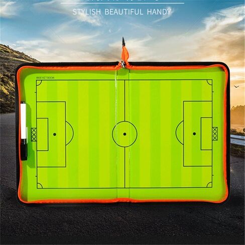لوحة تدريب تكتيكية مغناطيسية لكرة القدم/كرة القدم، حافظة للمدرب، أداة مدرب كرة قدم قابلة للطي والمحمولة، معدات المدرب، لوحة المسح الجاف in Kuwait