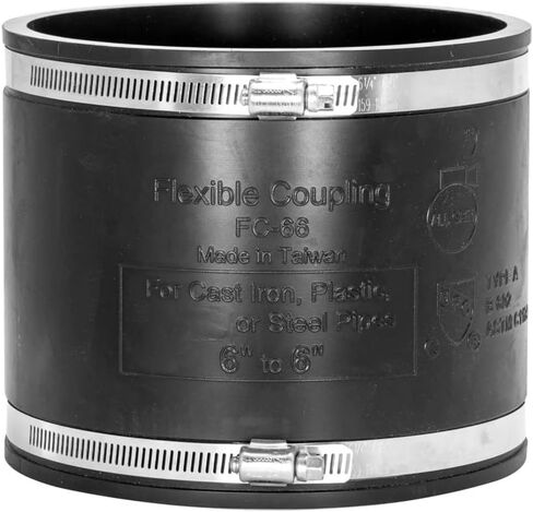 Eastman 2 x 1-1/2 Inch Flexible Coupling with Stainless Steel Clamps, 86002 in Saudi Arabia