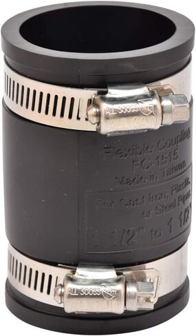 ايستمان 2 × 1-1/2 بوصة وصلة توصيل مرنة مع مشابك من الفولاذ المقاوم للصدأ، 86002 in Kuwait