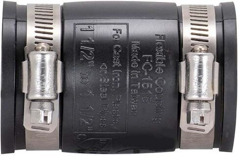 ايستمان 2 × 1-1/2 بوصة وصلة توصيل مرنة مع مشابك من الفولاذ المقاوم للصدأ، 86002 in Kuwait