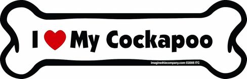 مغناطيس سيارة على شكل عظمة، أنا أحب كوكابو، 5.08 سم × 17.78 سم in Kuwait