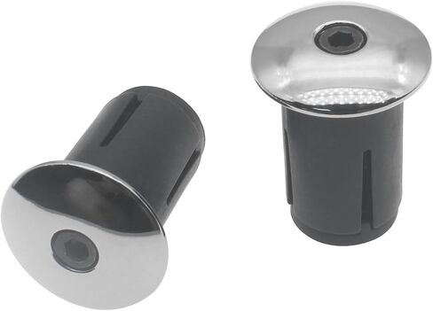 FDXGYH 1 Pairs Bike Handlebar Bar End Plugs Aluminum Alloy Road Bicycle Grip Expanding Adjustable Locking Caps Handlebar Bike Bar Ends in Saudi Arabia