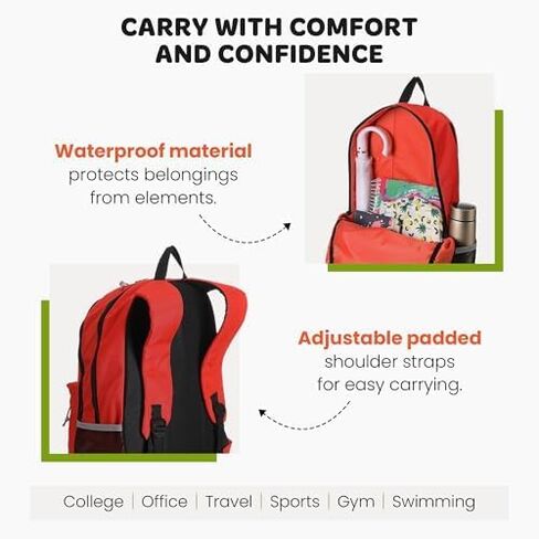 Mintra Office Backpack (Black 15L) in Saudi Arabia