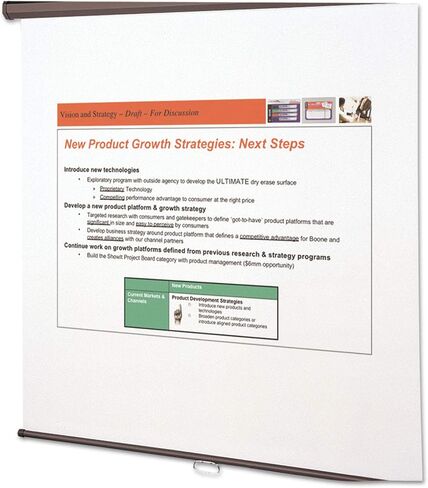 Quartet Wall and Ceiling Projection Screen, 96 x 96 Inches (696S) in Saudi Arabia