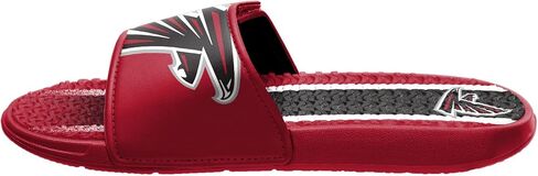 FOCO Atlanta Falcons NFL Mens Team Stripe Gel Slide - S in Saudi Arabia