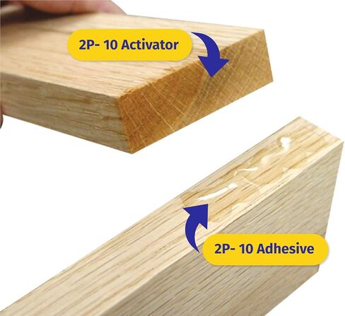 FastCap 2P-10 JEL (مقوى بالمطاط RT) صمغ فائق القوة الصناعية (لاصق CA) -2.25 أونصة/64 جم. رائعة للاستخدام على الأسطح الرأسية. مقاومة للصدمات. يُباع المنشط بشكل منفصل (4 زجاجات) in Saudi Arabia