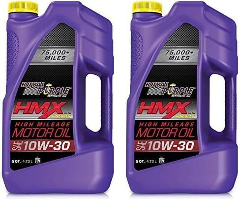 Royal Purple 11750 HMX SAE 10W-30 High-Mileage Synthetic Motor Oil - 5 qt., Model:ROY11750 in Saudi Arabia